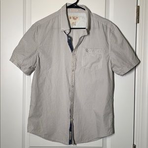 Men’s Penguin Short Sleeve Pocket Button Down